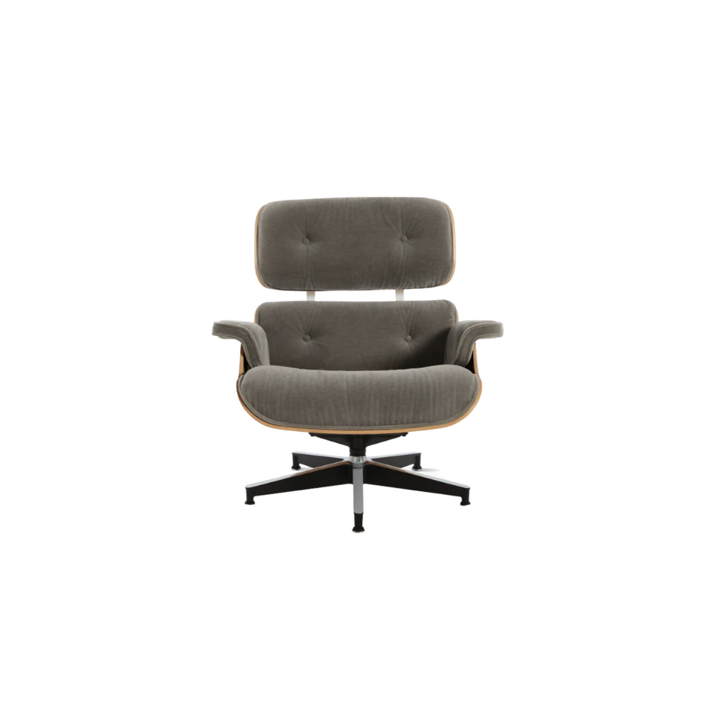 Herman Miller Eames Lounge Chair & Ottoman, Lupine