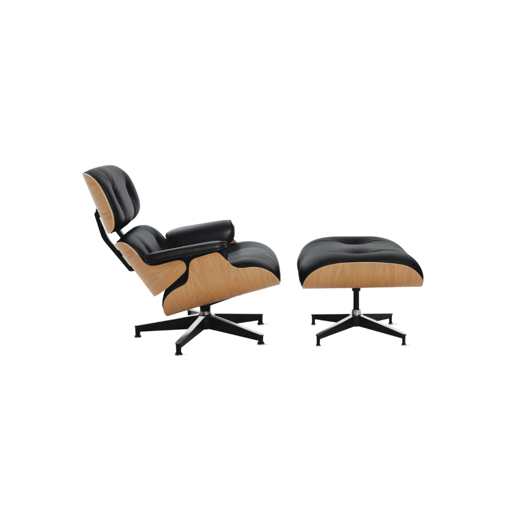 Herman Miller Eames Lounge Chair & Ottoman, Black