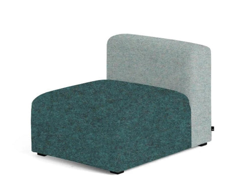 Bon Pouf Round, Blue — Hem